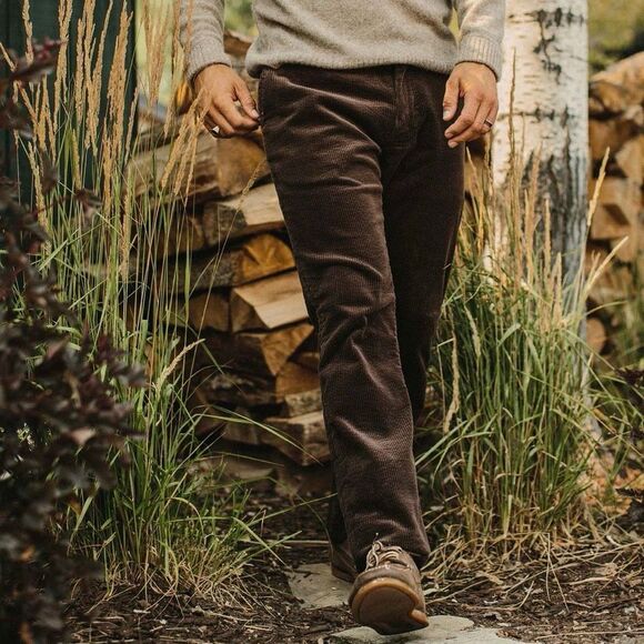 Taylor Stitch The Democratic Foundation Pant in Olive Cord Corduroy Pants 33 - Picture 9 of 9